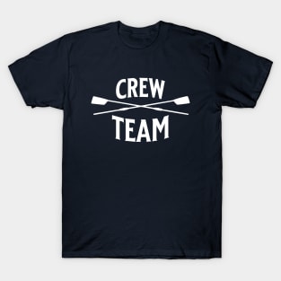 Crew Rowing Team Member Sculling Vintage Crossed Oars T-Shirt